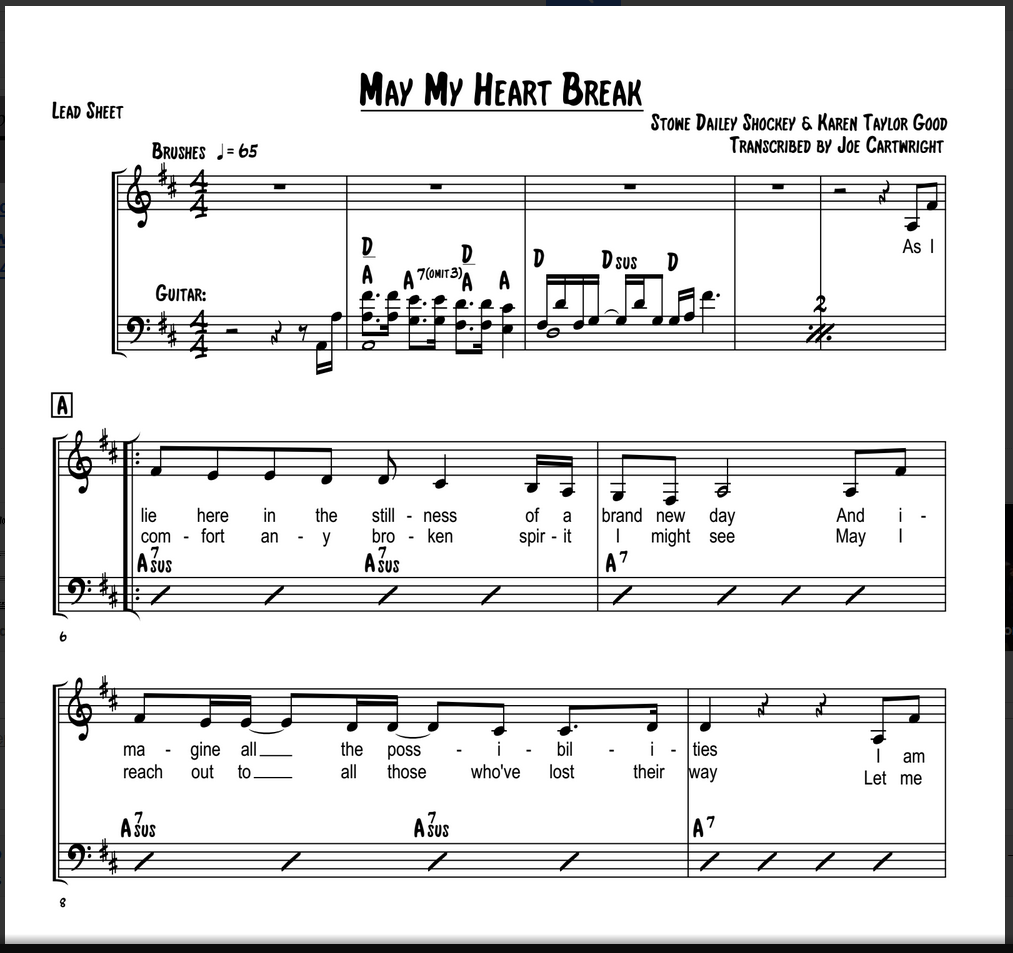 Healing In The Hands Of Time Sheet Music